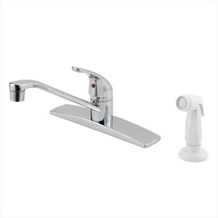 PRICE PFISTER Price Pfister G1344444 Pfirst Series 1-Handle Kitchen Faucet in Polished Chrome G1344444